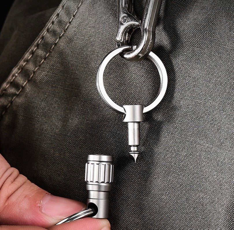 360° Swivel Quick-Release Keychain